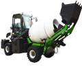 Mobile 3.5m3 self loading concrete mixer truck/self loading truck